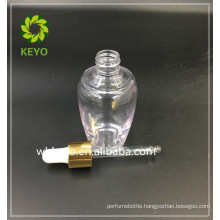 Cosmetic plastic bottles 2oz dropper container for packing